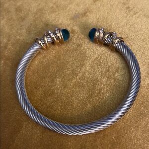 Elegant Silver and Gold Women's Bracelet